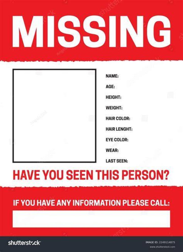 10 Missing Person Poster Templates Excel PDF Formats