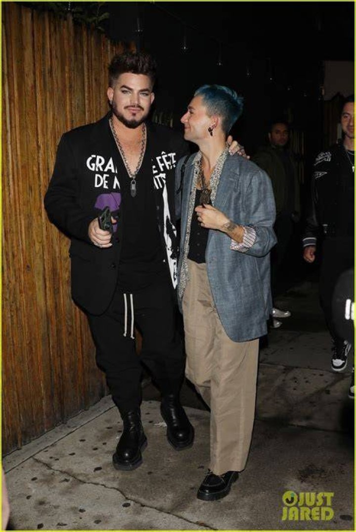 Adam Lambert & Boyfriend Oliver Gliese Share Adorable Photo From Night