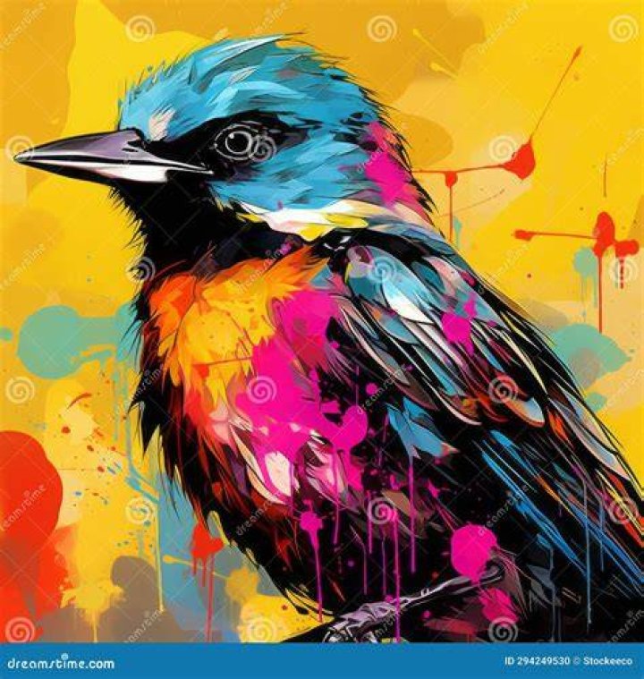 Bo Bird Pop Art Digital Art by Che Rellom