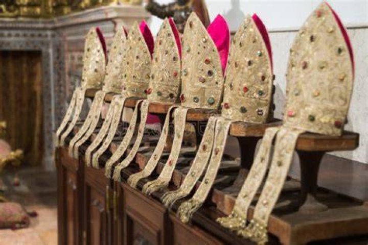 Catholic Clerical Cap, Mitre Stock Photo Image of cape, father 65466852