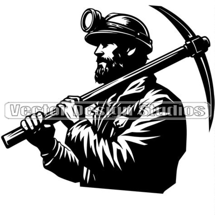 Coal Miner Silhouette Free vector silhouettes