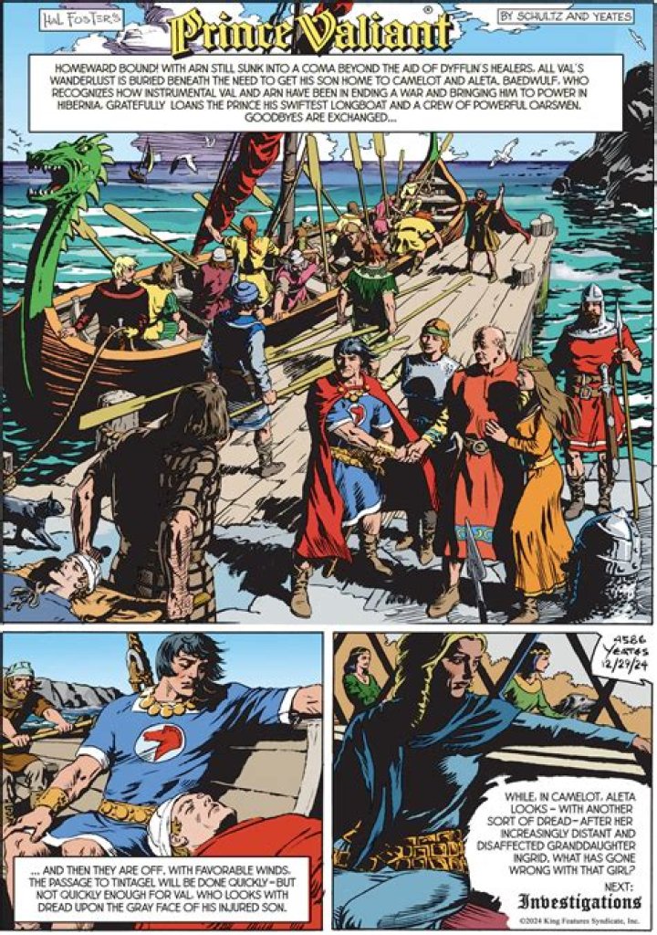 Comics Kingdom Prince Valiant by Mark Schultz and Thomas Yeates