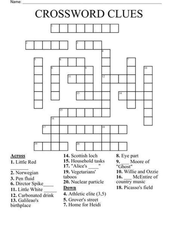 CROSSWORD CLUES WordMint