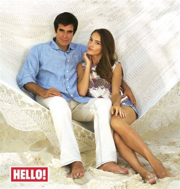 David Copperfield introduces HELLO! to fiancée Chloe Gosselin HELLO!
