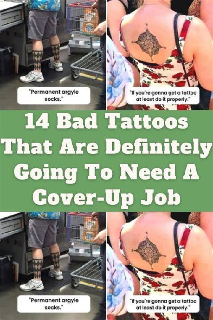 Definitely Fits Here Bad tattoos fails, Bad tattoos, Tattoo fails