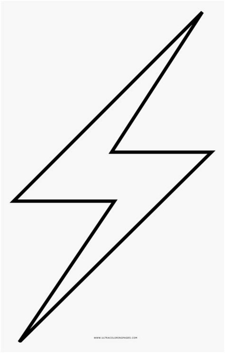 Download Lightning Bolt Coloring Page Simple Lightning Bolt Drawing