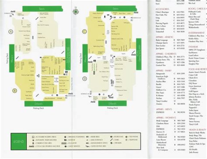 Fiesta Mall Map Mesa AZ copied 5 9 2018 a photo on Flickriver