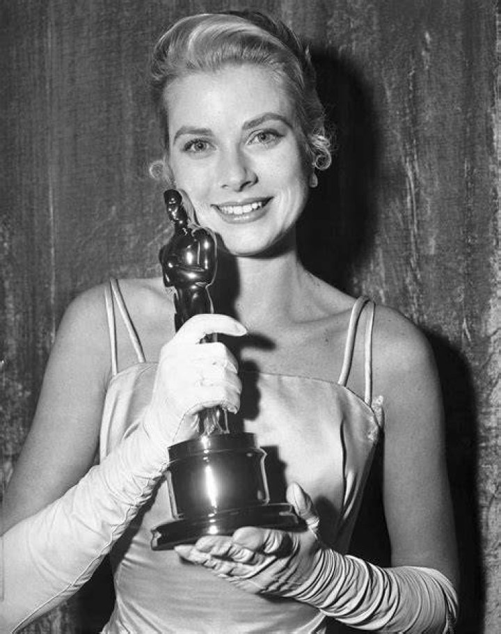 Grace Kelly Volpe Academy Award Print 1962 Black & White