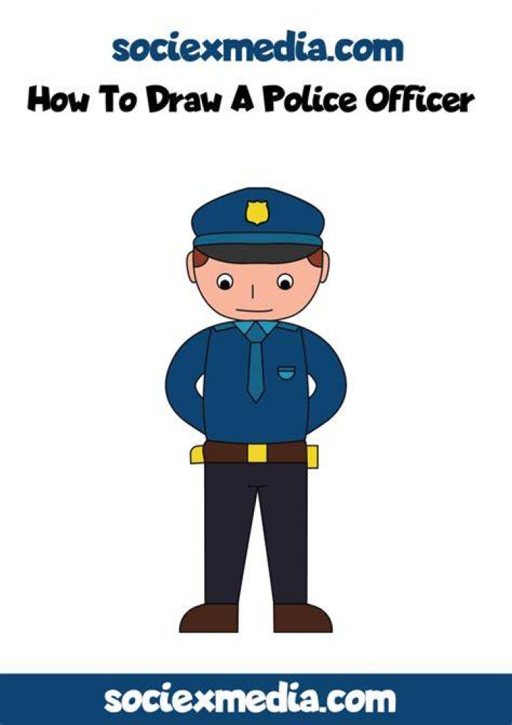 How to Draw a Police Officer Easy How to Draw Easy