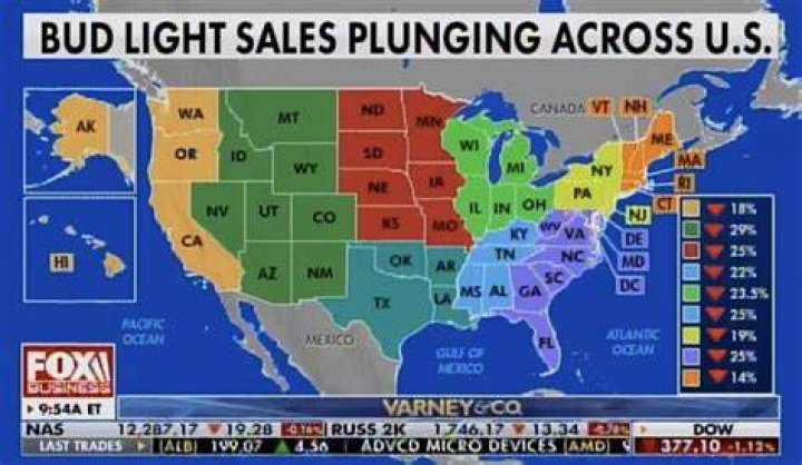 Idaho Leads Country in Bud Light Sales Decline