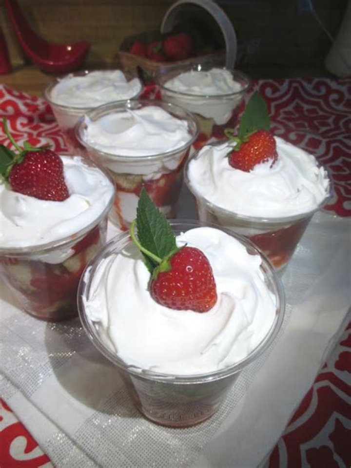 Just my Stuff Individual Balsamic Strawberry Shortcake