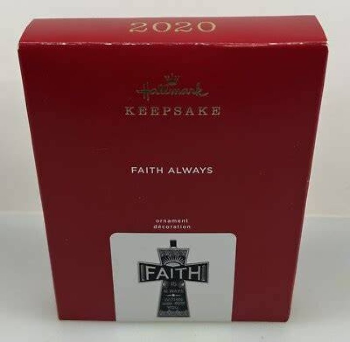 Keepsake Ornament 2020 Faith Always Cross The Home Kitchen Store
