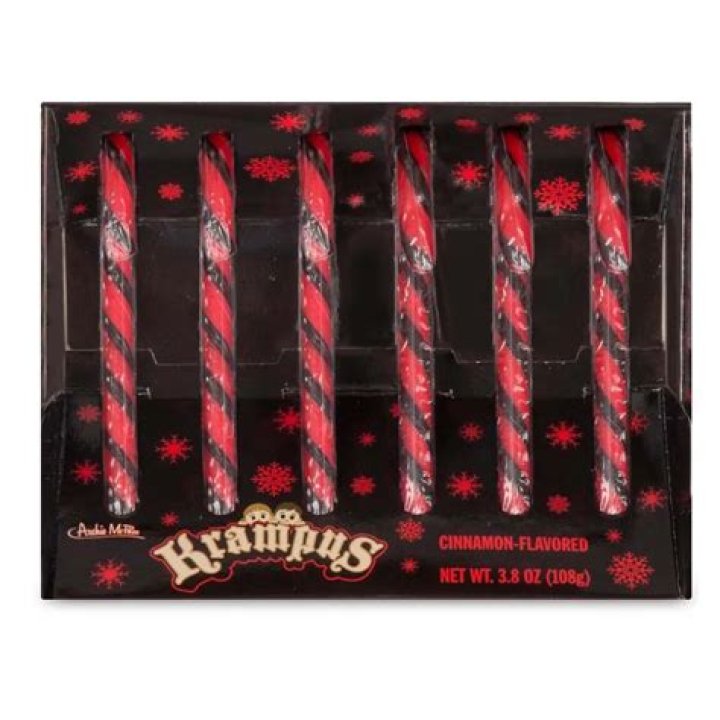 Krampus Box of 6 Candy Canes
