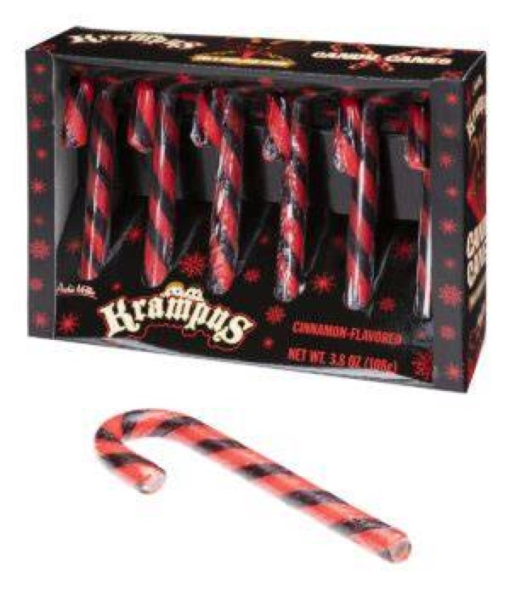 Krampus Candy Canes Smoky cinnamon candies named after the demon of