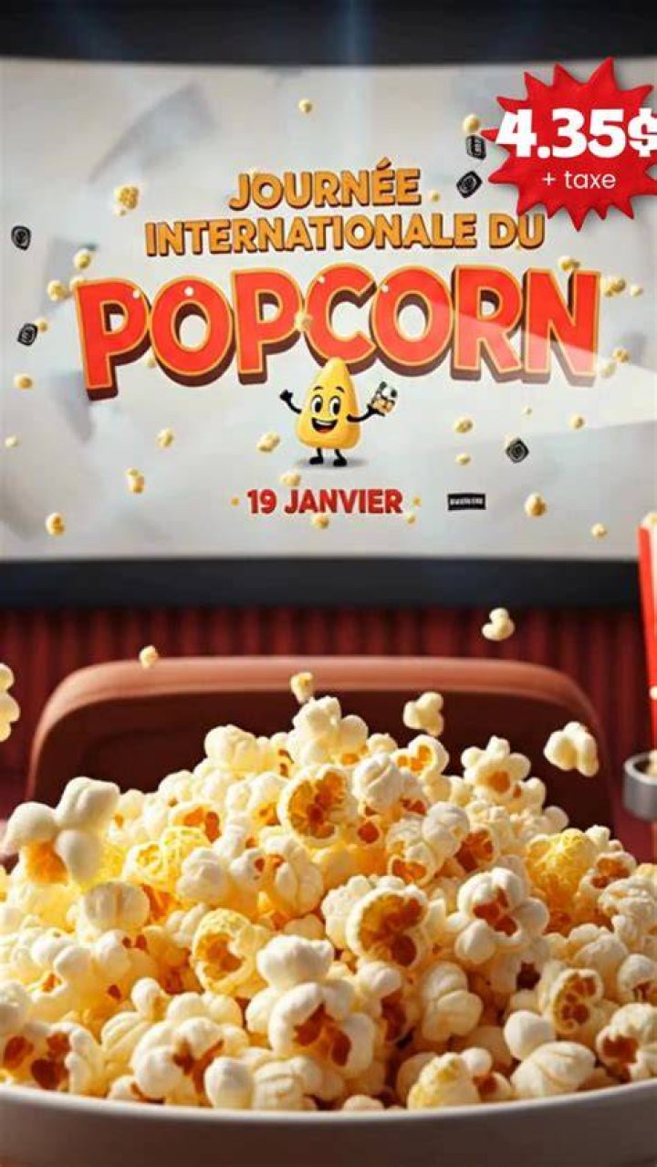 La Journée Internationale du PopCorn ! CFA Espace Concours