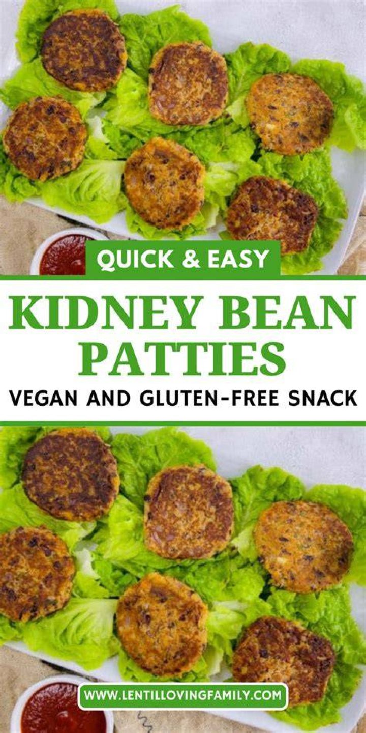 Lentil & Kidney Bean Patties, Vegan! Especially Vegan