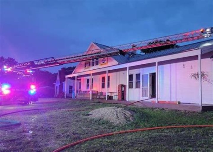 Lightning Strikes Building In Owensville Early Saturday Morning