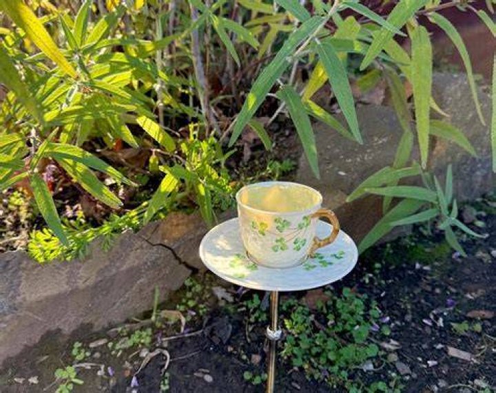 Mother Teacup bird feeder stake bird feeder Gift for mum Etsy