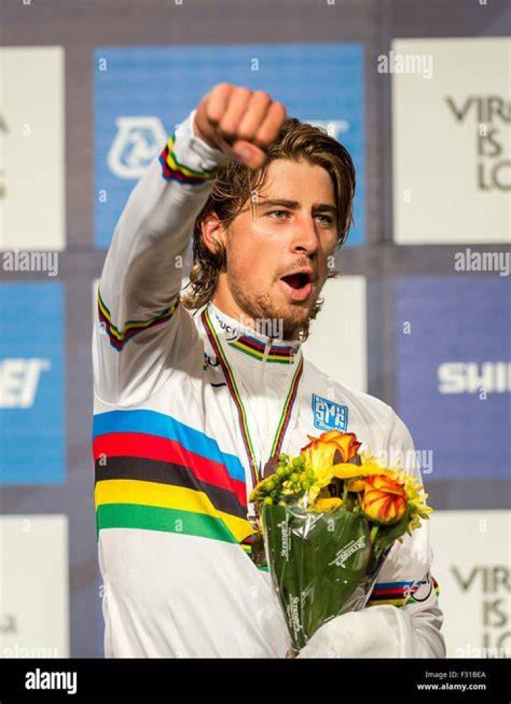 Peter Sagan celebrates his historic season in style at the UCI Gala