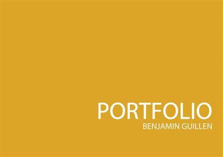 Portfolio Benjamin Goehring
