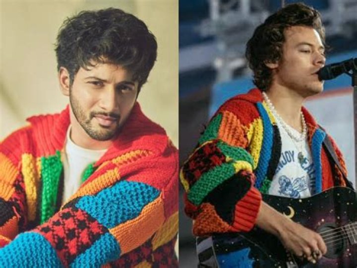 Rohit Saraf Vs Harry Styles Cardigan Look Instant Bollywood