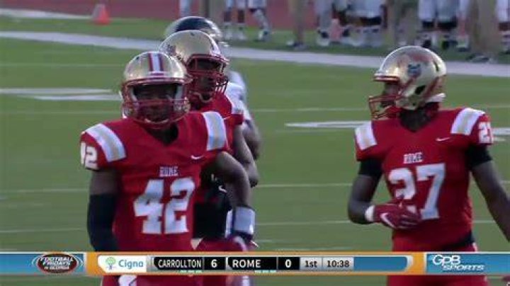 Rome vs. Carrollton Sept. 14, 2018 YouTube