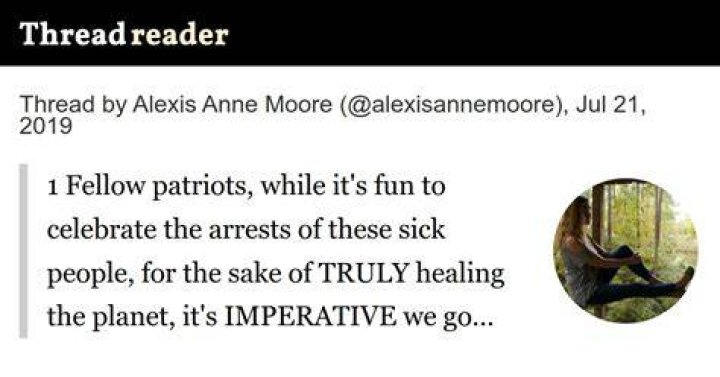 Thread by alexisannemoore 1/This is a continuation of my research