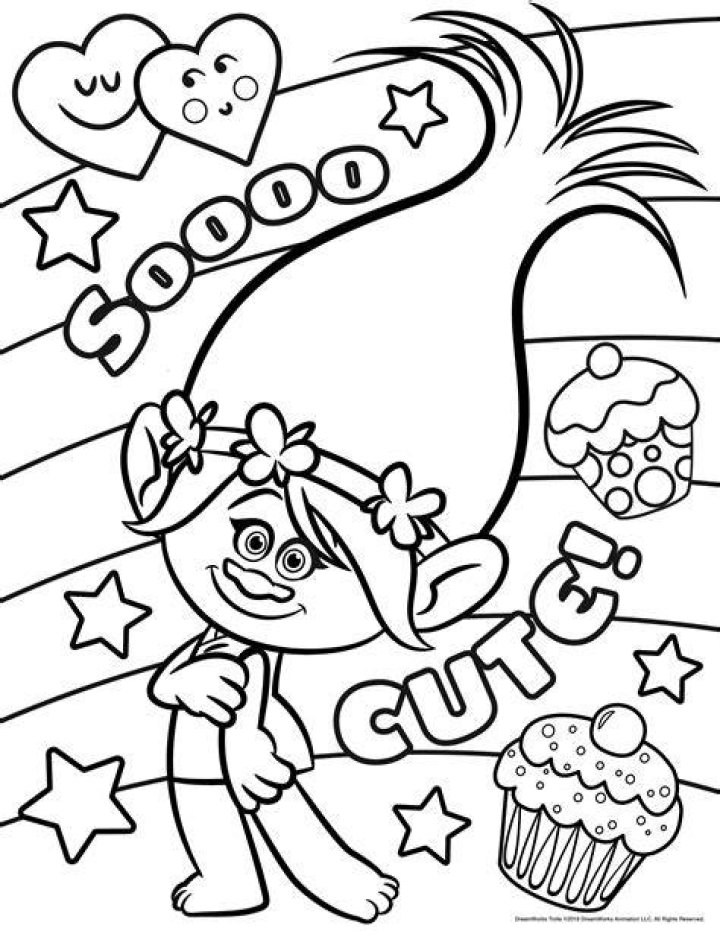 Trolls Movie Coloring Pages Best Coloring Pages For Kids