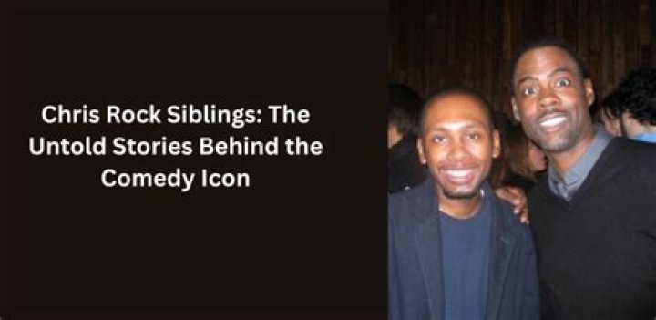Uncovering The Siblings Behind The Comedy Icon