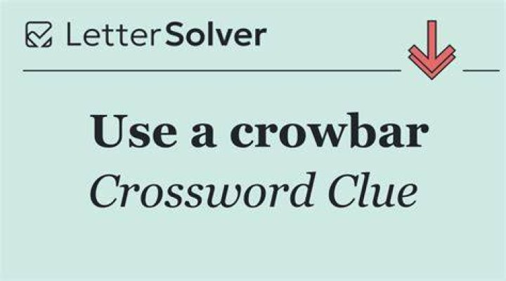 Use a crowbar Crossword Clue NYT 17 June 2023 SarkariResult